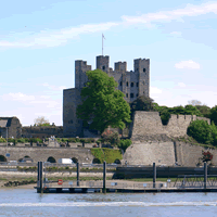 Rochester Castle - River View